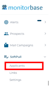 SoftPull Applicants
